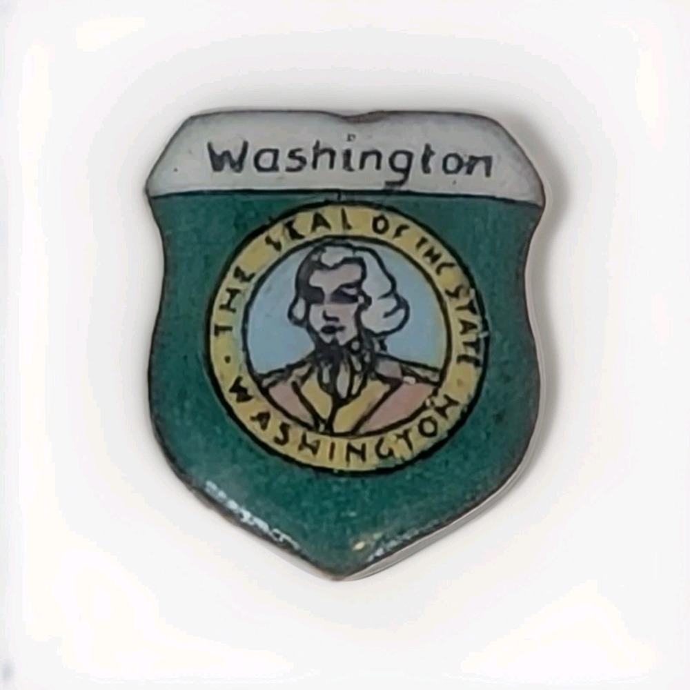 100 Lot Washington Seal Emblem Shield Charm Vintage Original New Old Stock